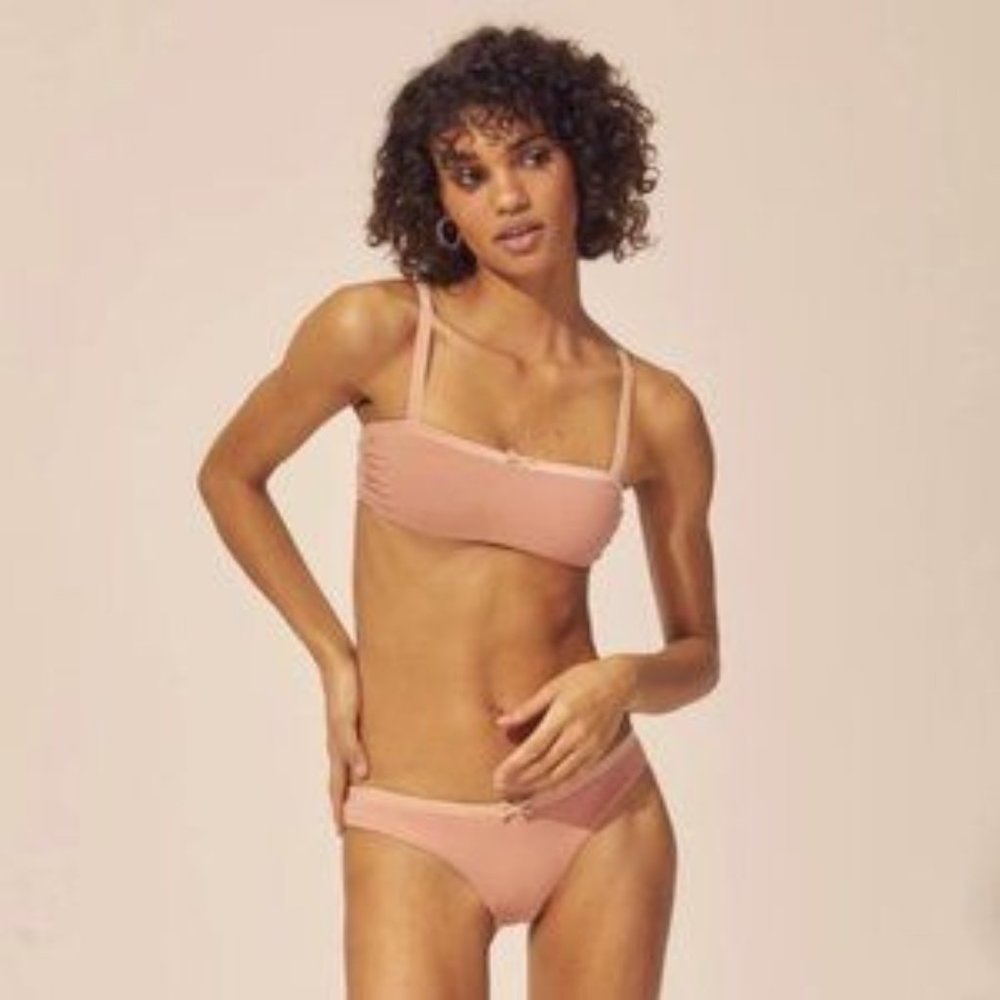 Solid & Striped Rose Bikini Top & Bottom